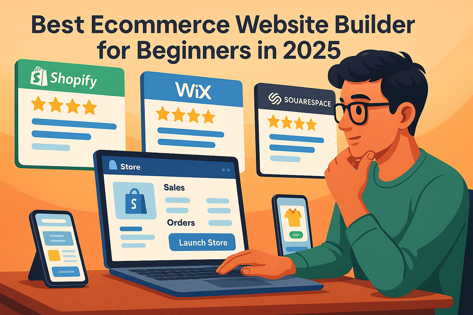 You are currently viewing Best Ecommerce Website Builder for Beginners in 2025
