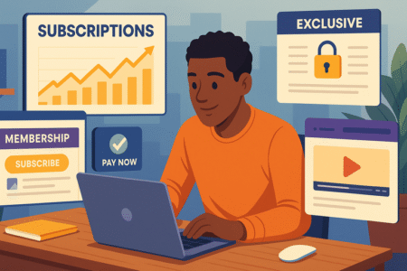 Easy Hacks to Monetize Blog and Earn Passive Income An informative illustration about
Build a Paid Membership or Subscription Model