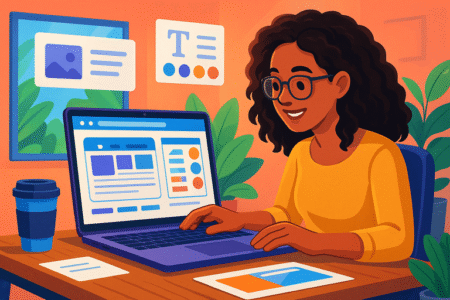 An informative illustration about
Design Your Blog to Attract and Retain Readers