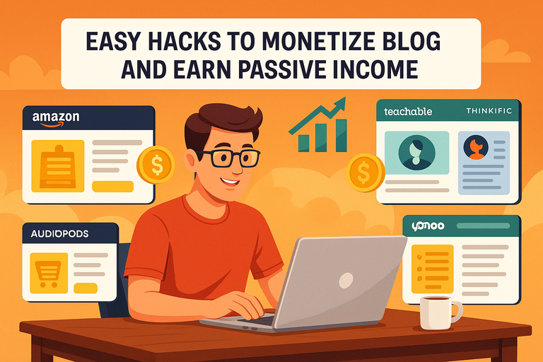 You are currently viewing Easy Hacks to Monetize Blog and Earn Passive Income