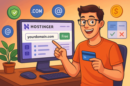 Read more about the article Hostinger Free Domain Guide: Register Without Paying