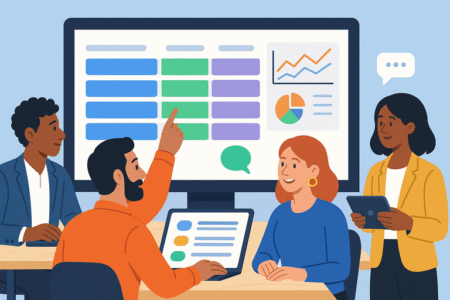 Monday App Explained: How It Helps You Organize Projects An informative illustration about
How The Monday App Improves Team Collaboration