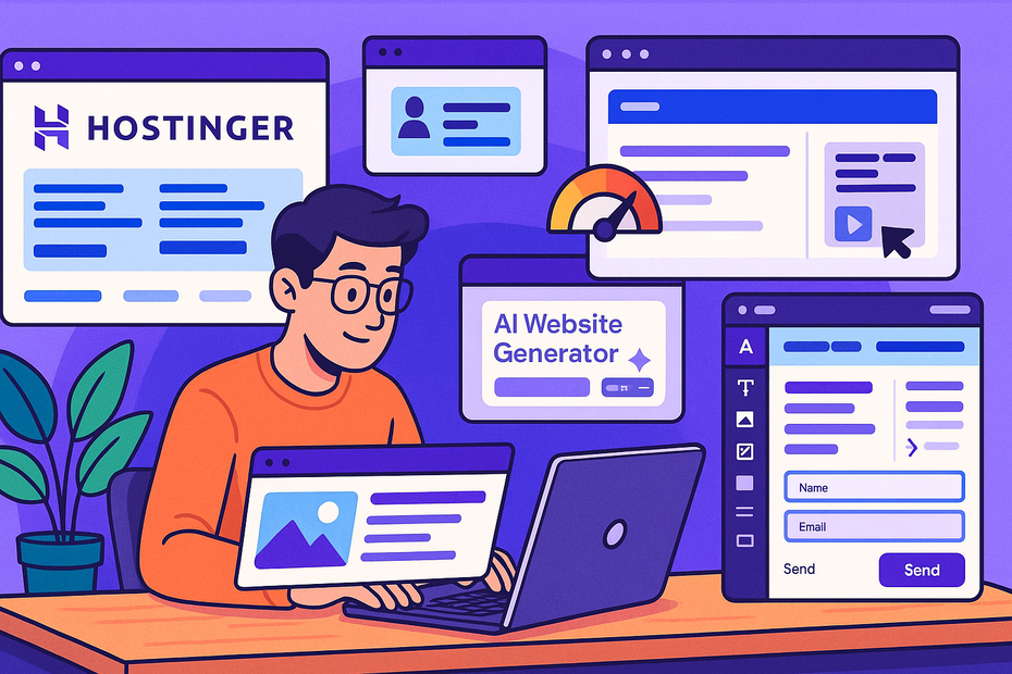 Hostinger Website Builder: Create a Site in Under 1 Hour An informative illustration about
How To Create A Website In Under 1 Hour With Hostinger