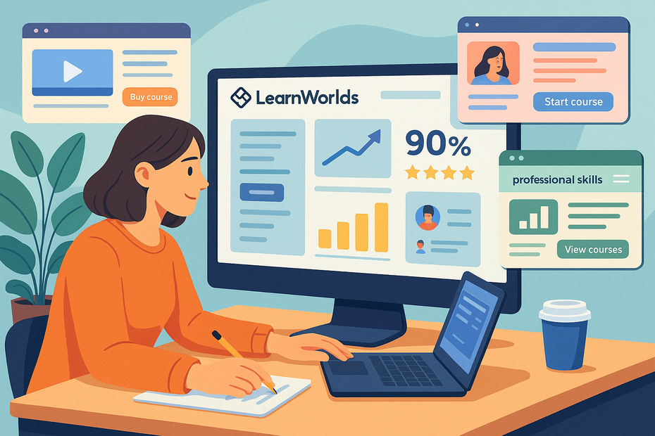 LearnWorlds Website Examples That Sell Courses Fast You are currently viewing LearnWorlds Website Examples That Sell Courses Fast