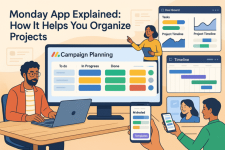 Read more about the article Monday App Explained: How It Helps You Organize Projects