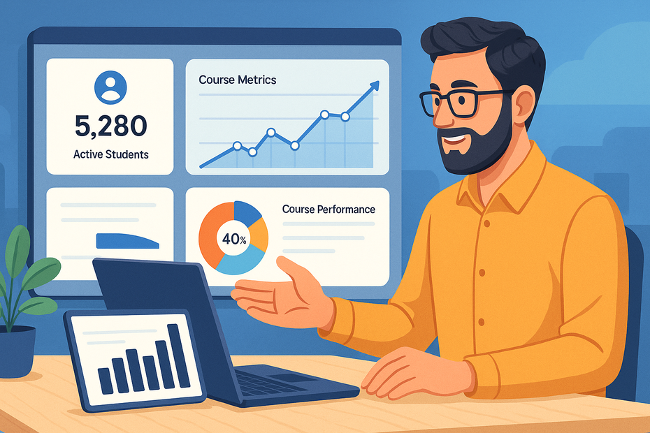 Top 10 LearnWorlds Features That Make It Stand Out An informative illustration about
Robust Analytics And Reporting Capabilities