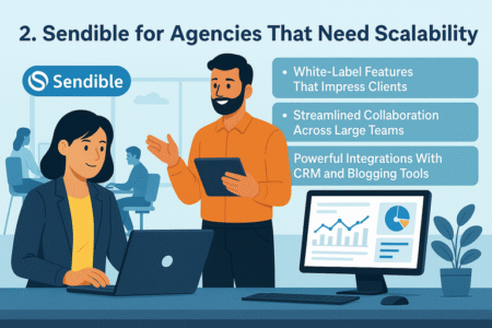 Sprout Social Competitors You Didn’t Know Existed An informative illustration about
Sendible for Agencies That Need Scalability