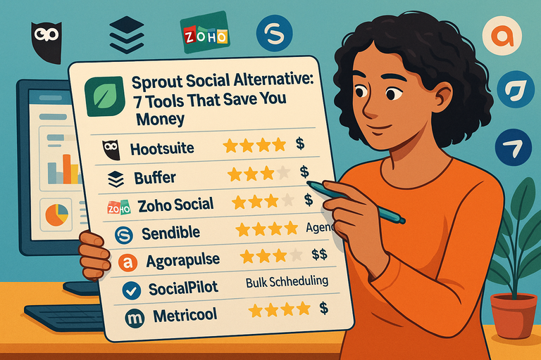 You are currently viewing Sprout Social Alternative: 7 Tools That Save You Money