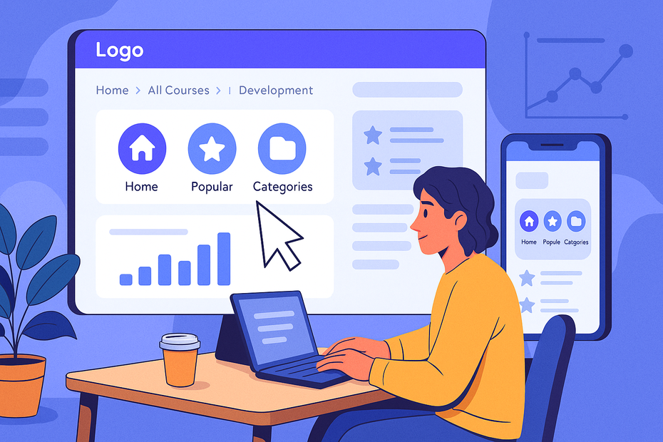 LearnWorlds Website Examples That Sell Courses Fast An informative illustration about
Streamlined Navigation That Improves User Experience