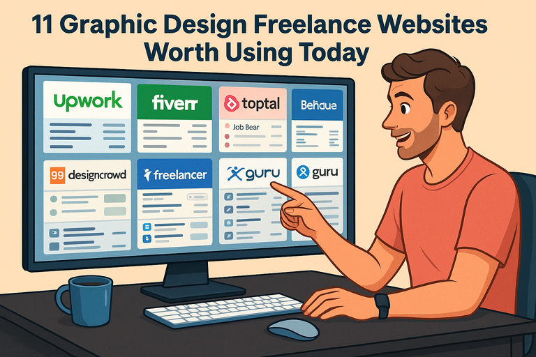 You are currently viewing 11 Graphic Design Freelance Websites Worth Using Today