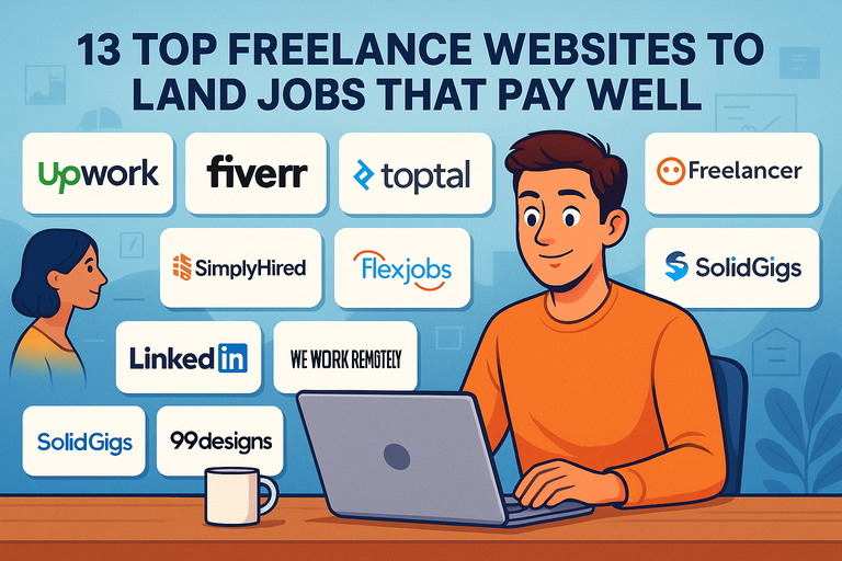 You are currently viewing 13 Top Freelance Websites to Land Jobs That Pay Well