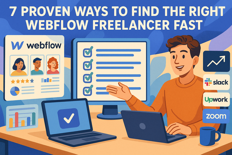 You are currently viewing 7 Proven Ways to Find the Right Webflow Freelancer Fast