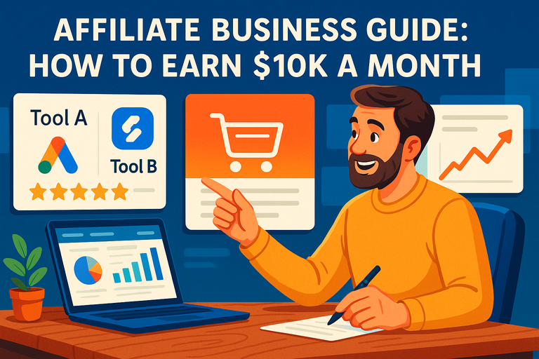 You are currently viewing Affiliate Business Guide: How to Earn $10K a Month