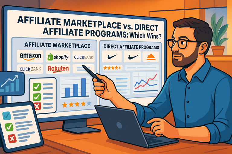 You are currently viewing Affiliate Marketplace vs. Direct Affiliate Programs: Which Wins?