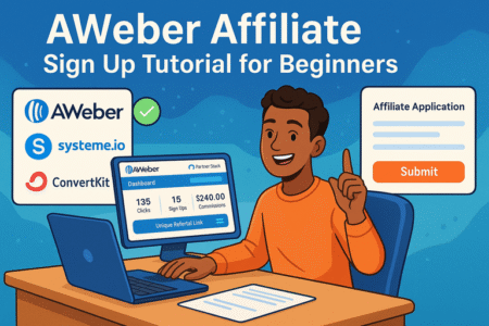 Read more about the article Aweber Affiliate Sign Up Tutorial for Beginners