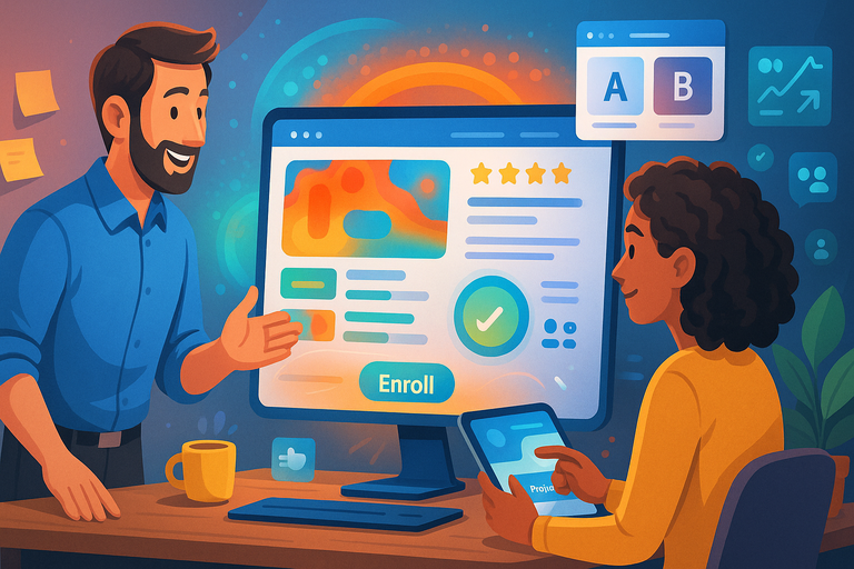 LearnWorlds WordPress Pages That Get Clicks An informative illustration about
Designing Course Pages That Drive Enrollments