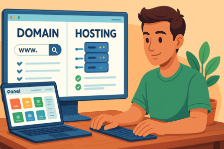 Pros and Cons of Using Namecheap Web Hosting in 2025 An informative illustration about
Domain and Hosting in One Place