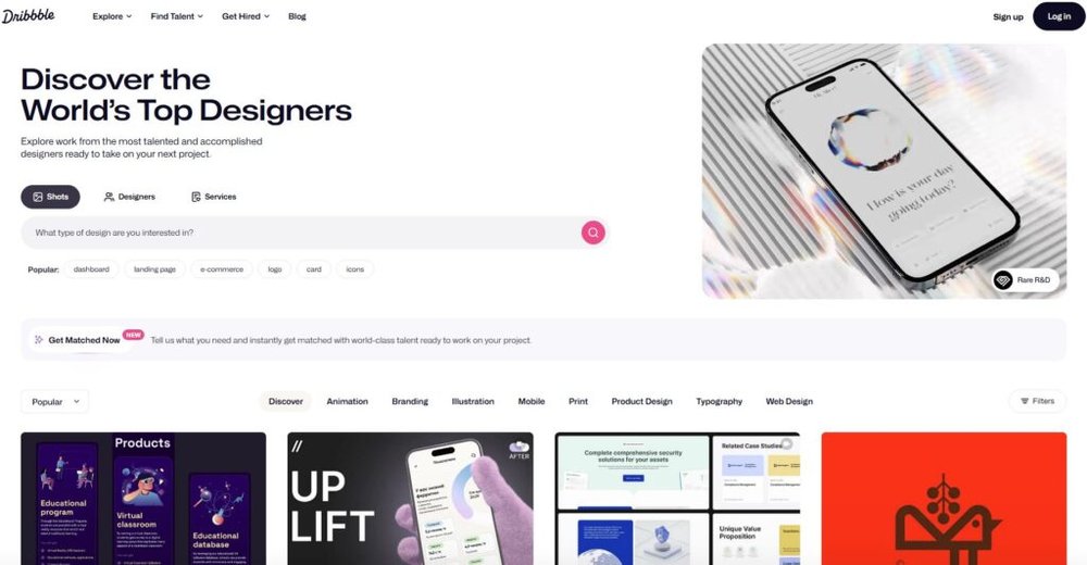 An informative illustration about
Dribbble