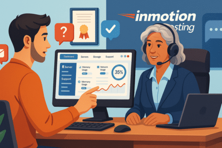 Why VPS InMotion Hosting is a Smart Upgrade Choice An informative illustration about
Expert Support That Sets InMotion Hosting Apart