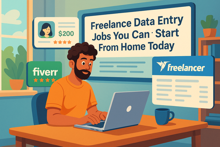 Freelance Data Entry Jobs You Can Start From Home Today You are currently viewing Freelance Data Entry Jobs You Can Start From Home Today