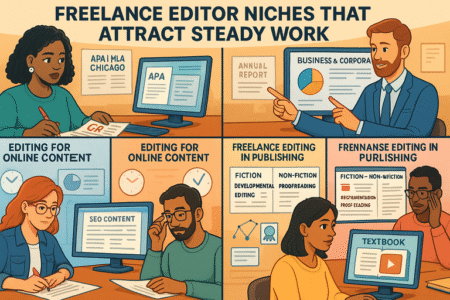 Read more about the article Freelance Editor Niches That Attract Steady Work