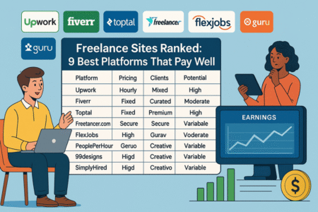 Read more about the article Freelance Sites Ranked: 9 Best Platforms That Pay Well