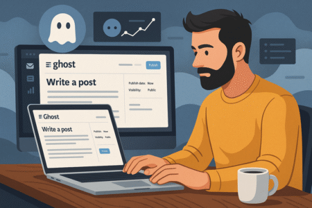 Best Platforms to Start a Blog for Free With No Coding An informative illustration about
Ghost (Free Self-Hosted Option)
