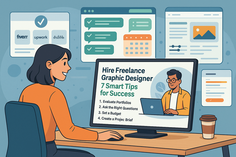Hire Freelance Graphic Designer: 7 Smart Tips for Success You are currently viewing Hire Freelance Graphic Designer: 7 Smart Tips for Success