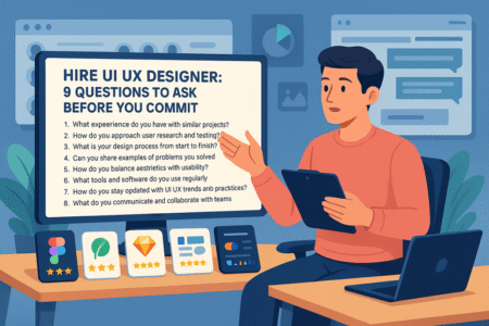 Hire UI UX Designer: 9 Questions to Ask Before You Commit Read more about the article Hire UI UX Designer: 9 Questions to Ask Before You Commit