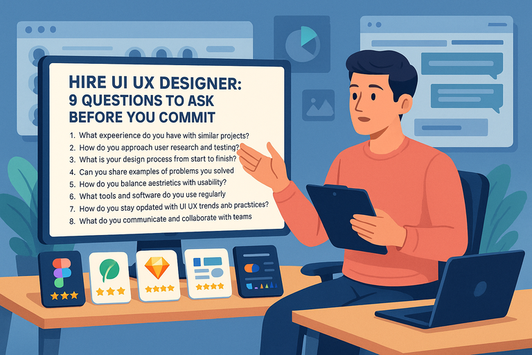 You are currently viewing Hire UI UX Designer: 9 Questions to Ask Before You Commit