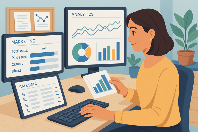 An informative illustration about
How Agencies Use CallRail Data to Improve Strategy
