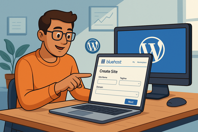 You are currently viewing How Do I Install WordPress on Bluehost? A Step-by-Step Beginner’s Guide