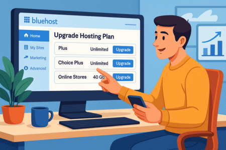How Do I Upgrade My Bluehost Hosting Plan? (Step-by-Step Guide) Read more about the article How Do I Upgrade My Bluehost Hosting Plan? (Step-by-Step Guide)