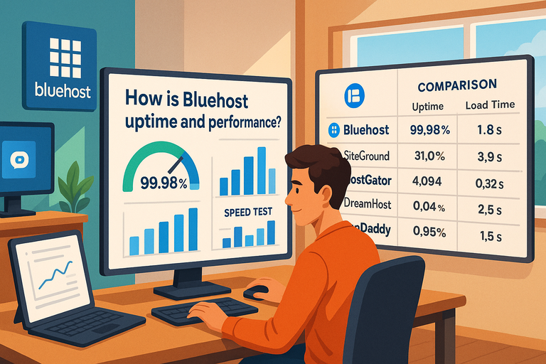 How Is Bluehost Uptime And Performance? You are currently viewing How Is Bluehost Uptime And Performance?