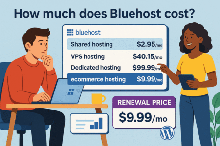 Read more about the article How Much Does Bluehost Cost? (Full 2025 Pricing Breakdown)