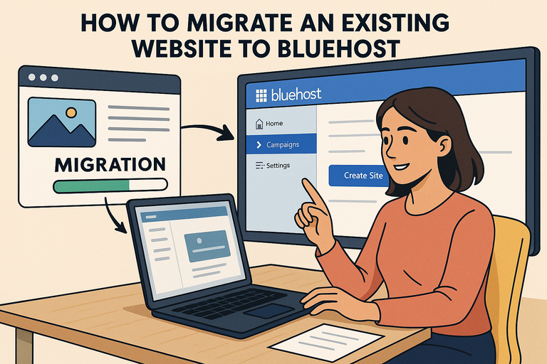 You are currently viewing How To Migrate An Existing Website To Bluehost?