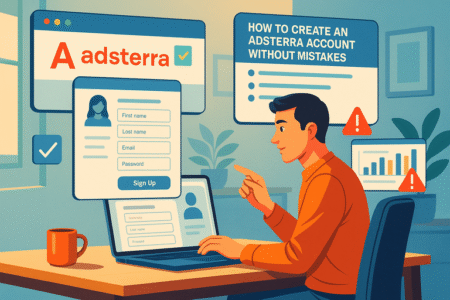 Read more about the article How to Create an Adsterra Account Without Mistakes