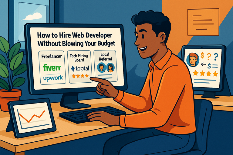You are currently viewing How to Hire Web Developer Without Blowing Your Budget