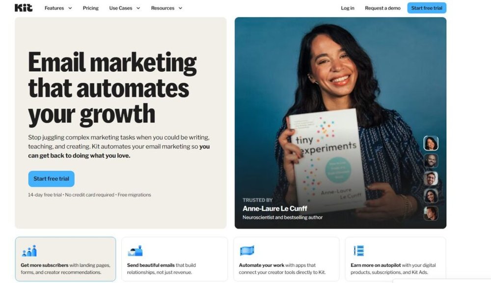 An informative illustration aboutKit (formerly ConvertKit)