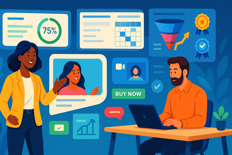 An informative illustration about
Launch LearnWorlds Courses For Coaches And Consultants