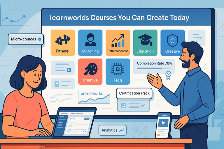 You are currently viewing LearnWorlds Courses You Can Create Today