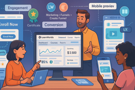 Read more about the article LearnWorlds Examples of Successful Course Websites