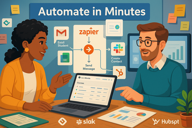 You are currently viewing LearnWorlds Zapier Guide: Automate in Minutes