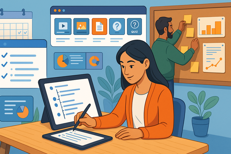 An informative illustration about
Planning Your Course Content Strategically