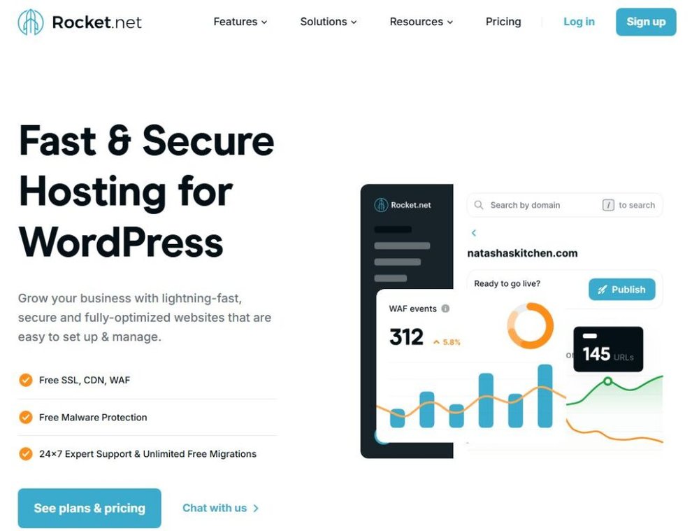 An informative illustration about
Rocket.net