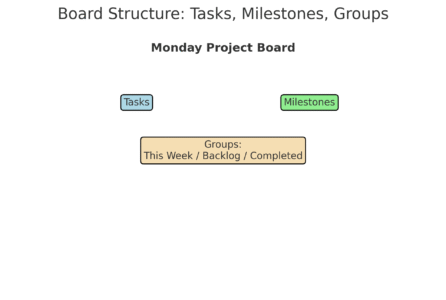 Monday Project Tips That Make Work Easier An informative illustration about
Set Up Monday Project Boards With Clear Structure