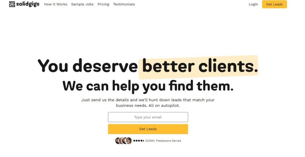 An informative illustration about
SolidGigs 