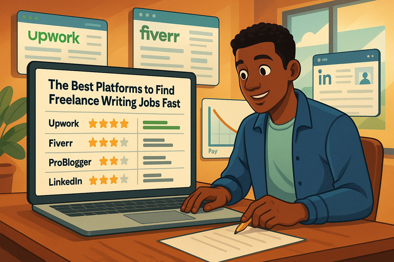 You are currently viewing The Best Platforms to Find Freelance Writing Jobs Fast