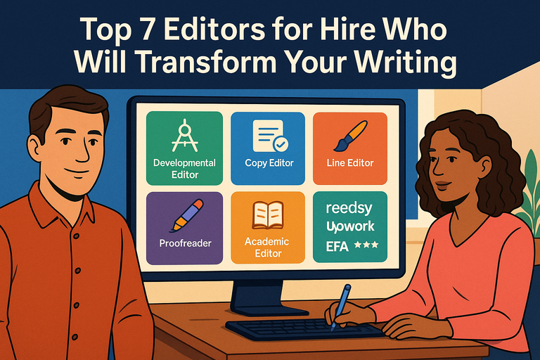 Top 7 Editors for Hire Who Will Transform Your Writing You are currently viewing Top 7 Editors for Hire Who Will Transform Your Writing