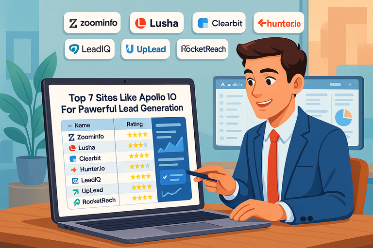 You are currently viewing Top 7 Sites Like Apollo IO For Powerful Lead Generation